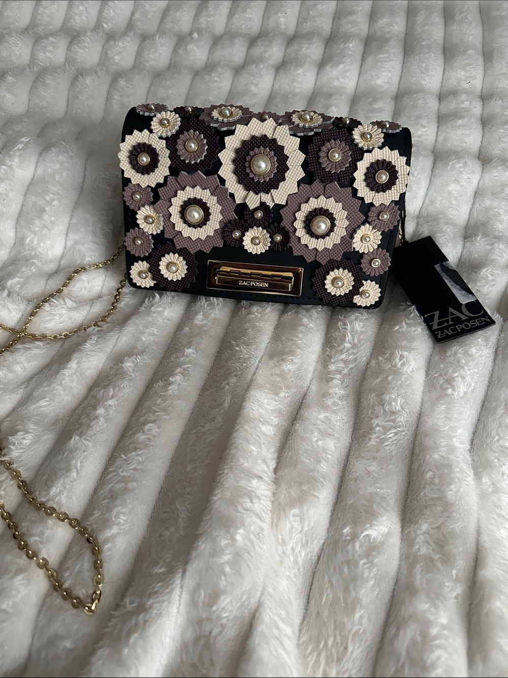 Zac Zac Posen Earthette Appliqué Card mini purse